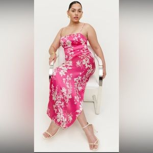 Reformation Frankie Silk Dress NWT